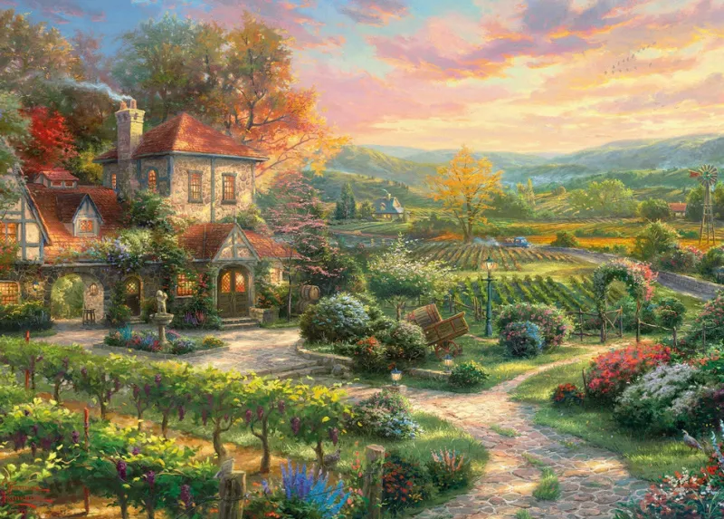 Gibsons - Wine Country Living - 1000 Piece Jigsaw Puzzle Hot