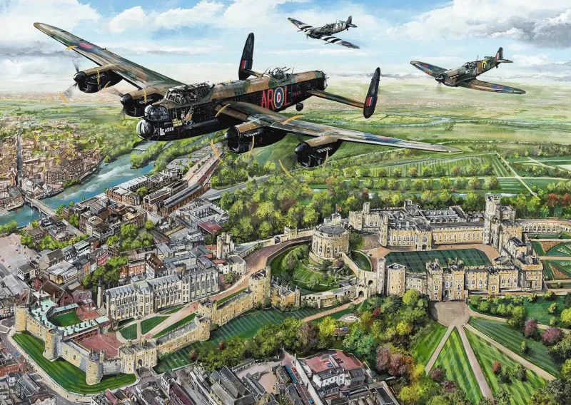 Gibsons - Wings Over Windsor - 1000 Piece Jigsaw Puzzle Sale