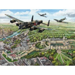 Gibsons - Wings over Windsor - 250 Piece Jigsaw Puzzle Outlet