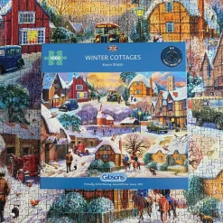 Gibsons - Winter Cottages - 1000 Piece Jigsaw Puzzle Sale