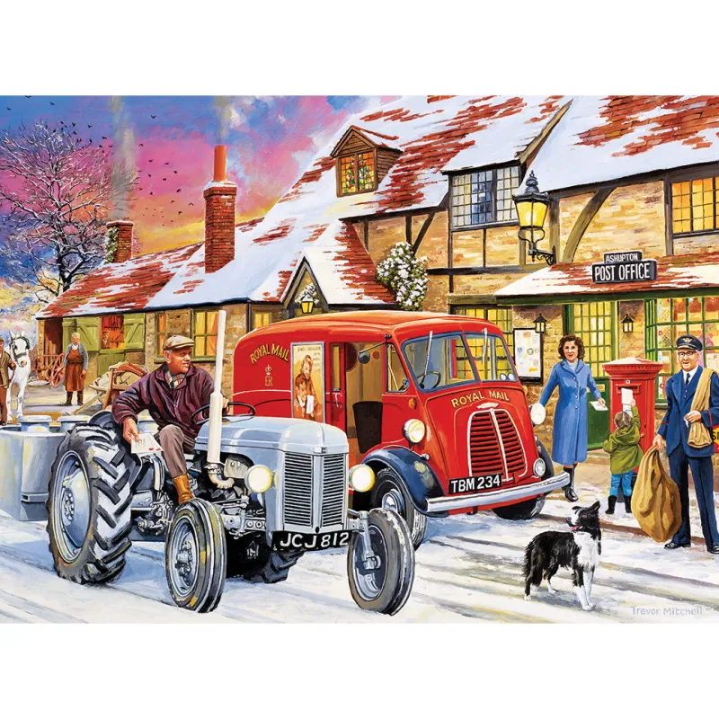 Gibsons - Winter Post - 500 Piece Jigsaw Puzzle New