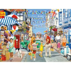 Gibsons - Wish you Were Here - 4 x 500 Piece Jigsaw Puzzles Sale