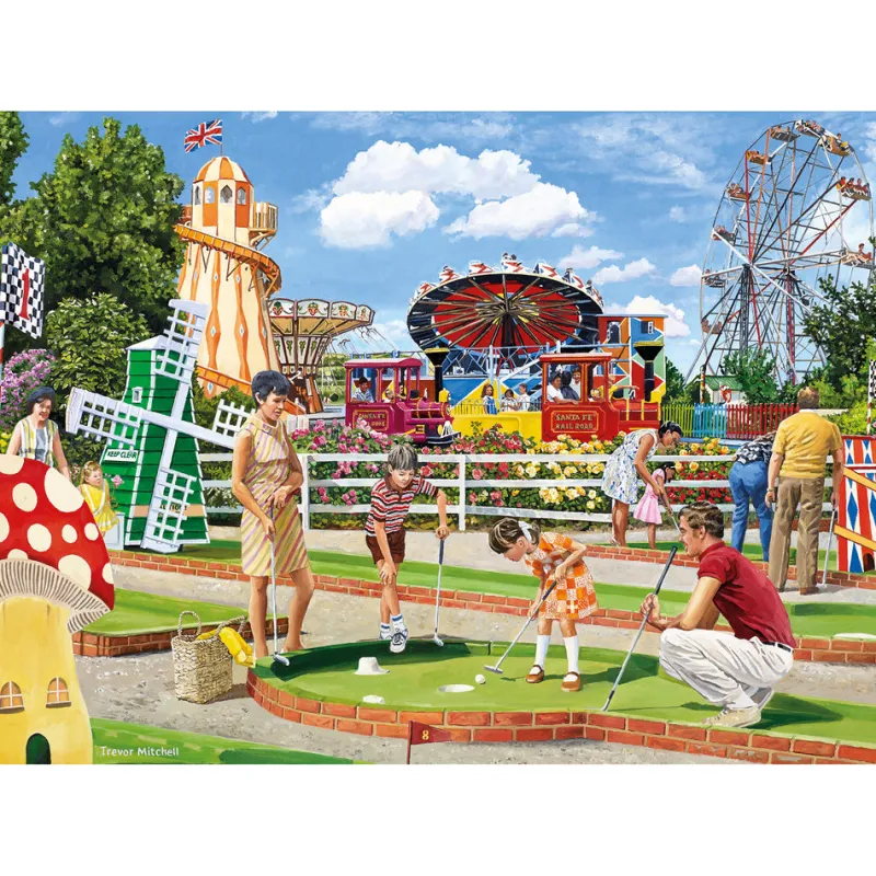 Gibsons - Wish you Were Here - 4 x 500 Piece Jigsaw Puzzles Sale