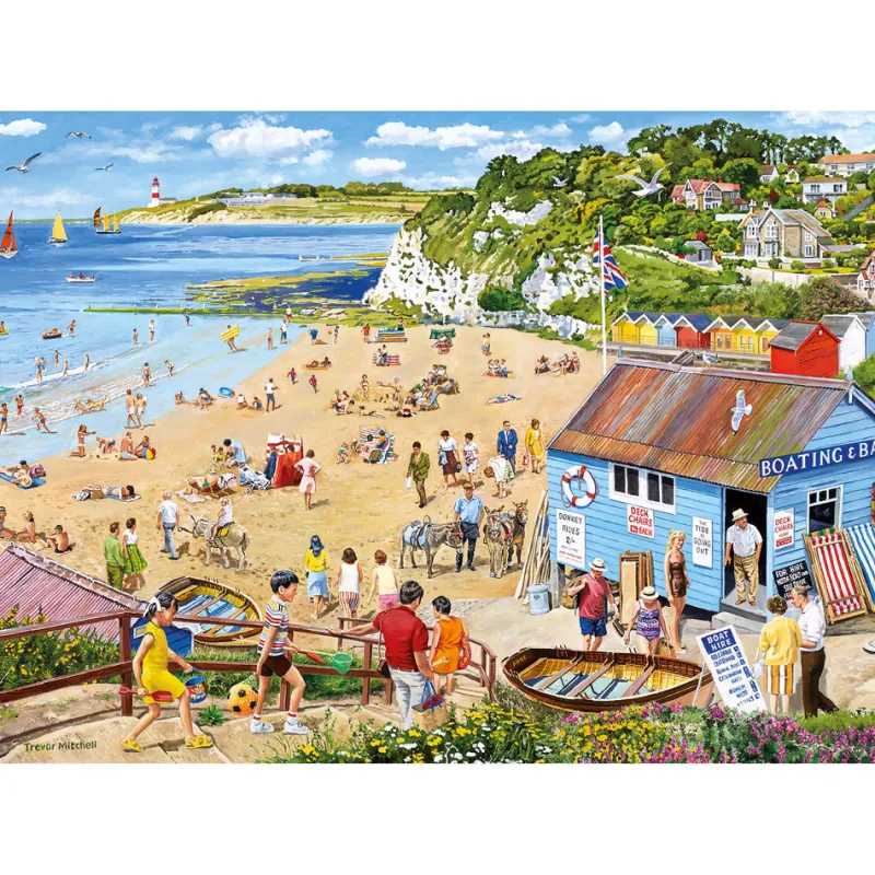 Gibsons - Wish you Were Here - 4 x 500 Piece Jigsaw Puzzles Sale