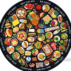 Gibsons - World Food - 500 Piece Jigsaw Puzzle Sale