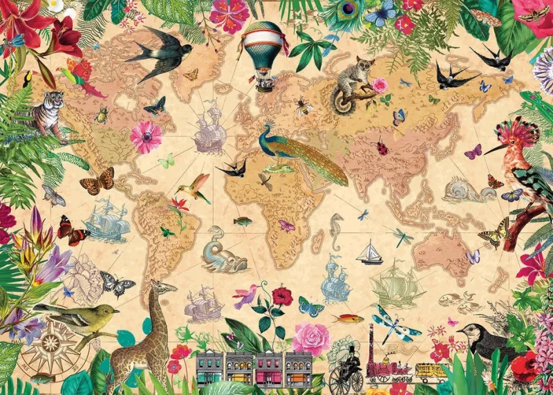Gibsons - World of Life - 1000 Piece Jigsaw Puzzle Outlet