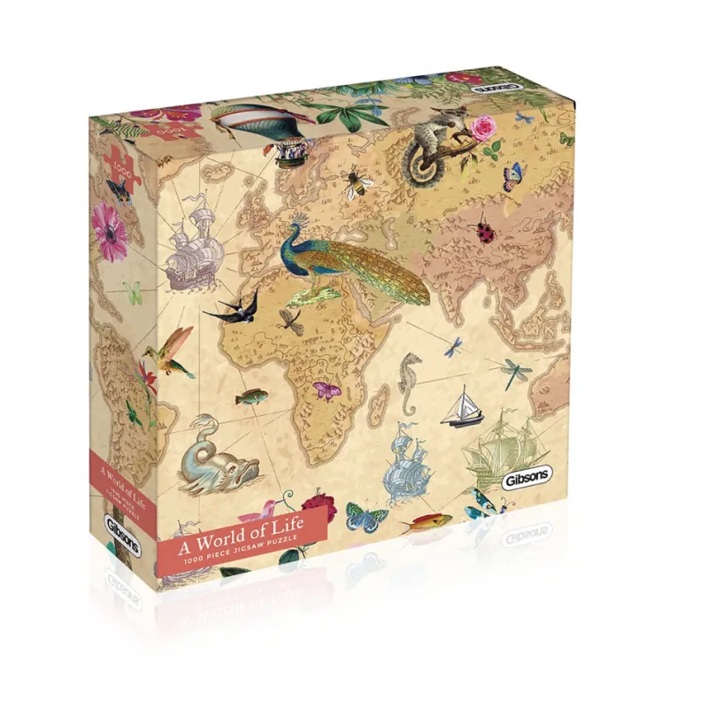 Gibsons - World of Life - 1000 Piece Jigsaw Puzzle Outlet