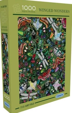 Gibsons Art File - Winged Creatures Jigsaw Puzzle - 1000 Pieces Outlet