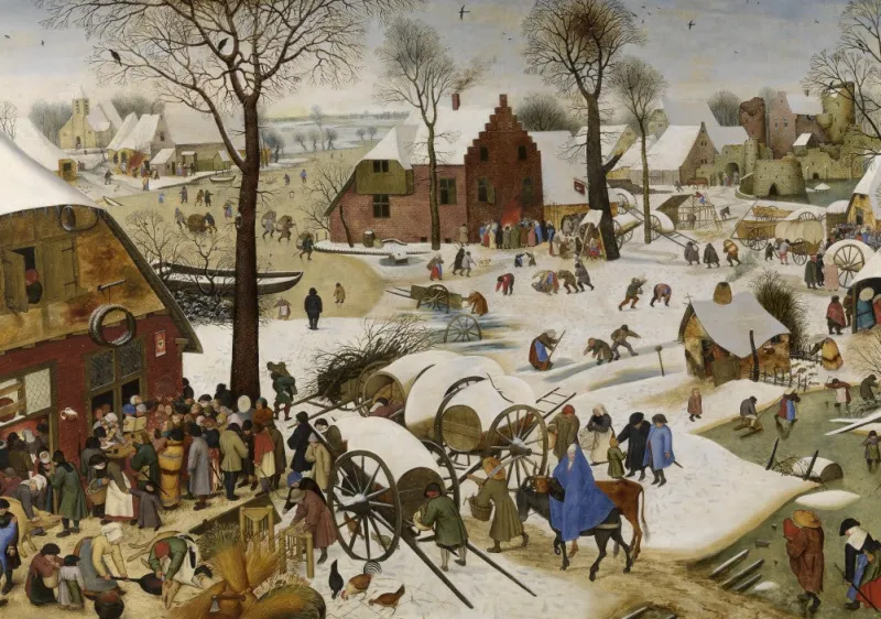Grafika 00623 Brueghel Pieter: The Census at Bethlehem Discount