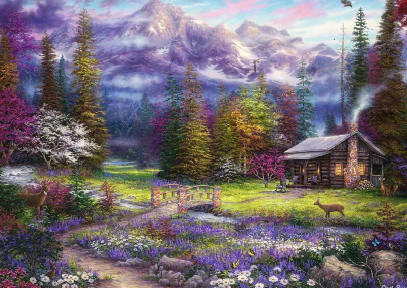 Grafika 00716 Chuck Pinson - Inspiration of Spring Meadows - 1000 Piece Jigsaw Puzzle Hot