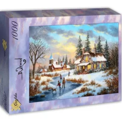 Grafika 00519 Dennis Lewan - A Mid-Winter's Eve - 1000 Piece Jigsaw Puzzle Sale