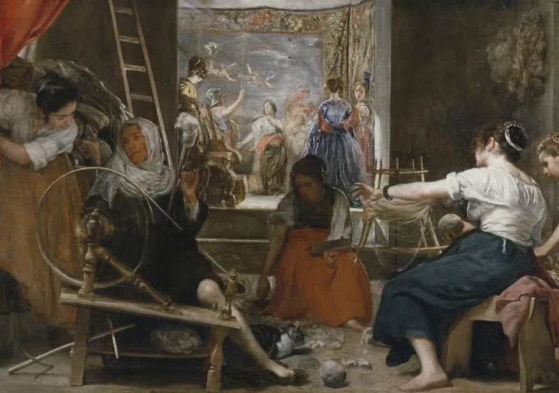 Grafika - Diego Vélasquez : Les Fileuses, 1657 - 1000 Piece Jigsaw Puzzle Sale