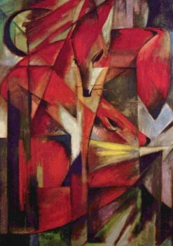 Grafika - Franz Marc: Füchse, 1913 - 1000 Piece Jigsaw Puzzle Discount