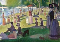 Grafika - Georges Seurat: Un Dimanche Après-Midi à l'île de la Grande Jatte, 1884-1886 - 1000 Piece Jigsaw Puzzle Fashion
