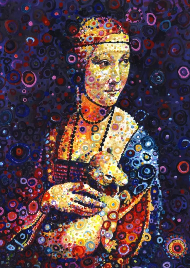 Grafika 00889 Leonardo da Vinci: Lady with an Ermine - 1000 Piece Jigsaw Puzzle Discount