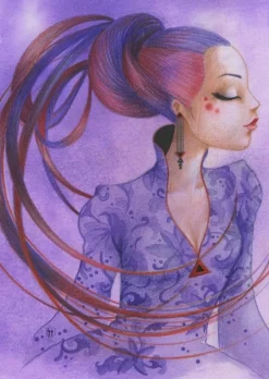 Grafika 00124 Misstigri: Violette - 1000 Piece Jigsaw Puzzle Clearance