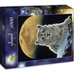 Grafika - Schim Schimmel - Moon Leopard - 1000 Piece Jigsaw Puzzle Online