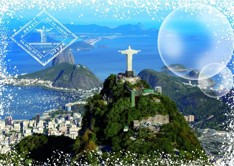 Grafika 00228 Travel around the World - Brazil - 1000 Piece Jigsaw Puzzle New