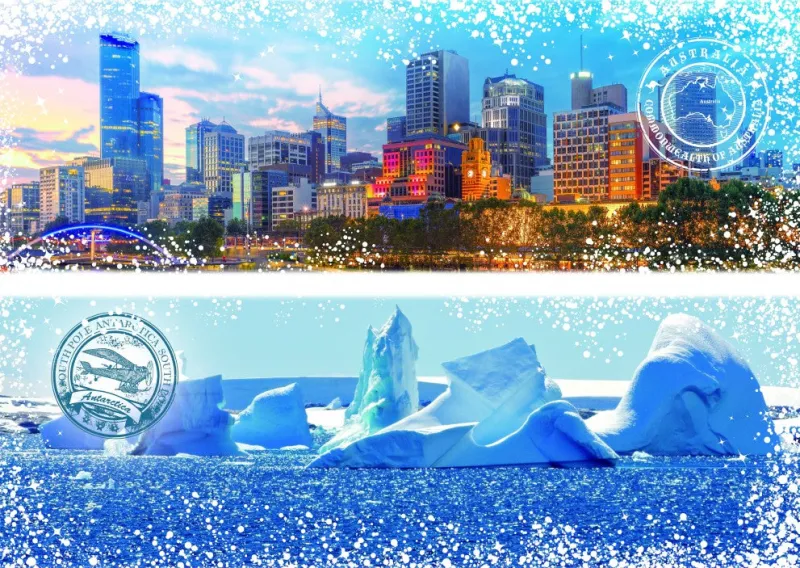 Grafika 00240 Travel around the World - Australia and Antarctica - 1000 Piece Jigsaw Puzzle Hot