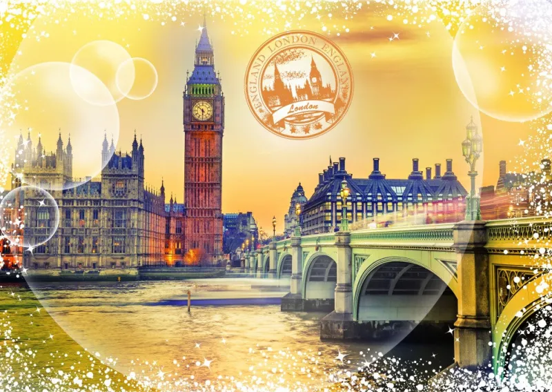 Grafika 00198 Travel around the World - United Kingdom - 1000 Piece Jigsaw Puzzle Fashion