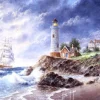 Grafika T-00512 Dennis Lewan - Anchor Cove Outlet