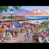 House of Puzzles HOP - 199 Steps Whitby - 1000 Piece Jigsaw Puzzle Hot