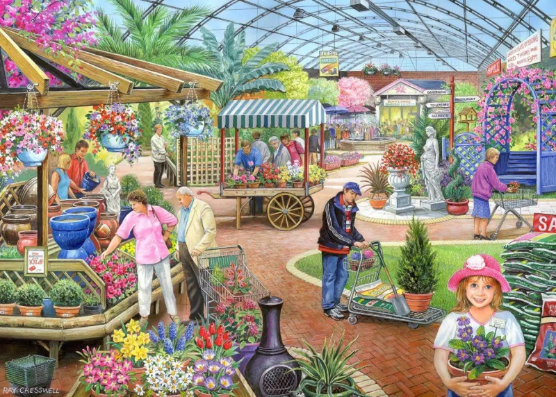 House of Puzzles HOP - At The Garden Centre - 500 Piece Online