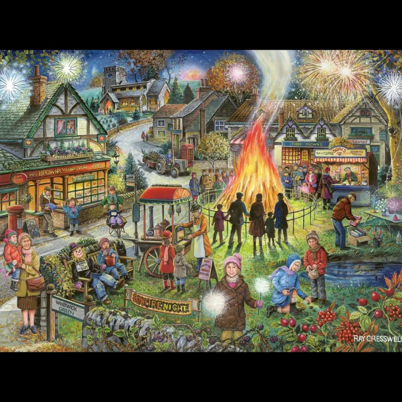 House of Puzzles HOP - Autumn Green - 1000 Piece Jigsaw Puzzle Best
