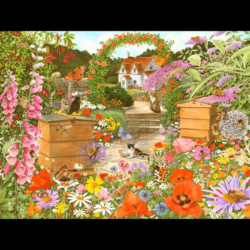 House of Puzzles HOP - Bee Happy - 1000 Piece Jigsaw Puzzle Hot