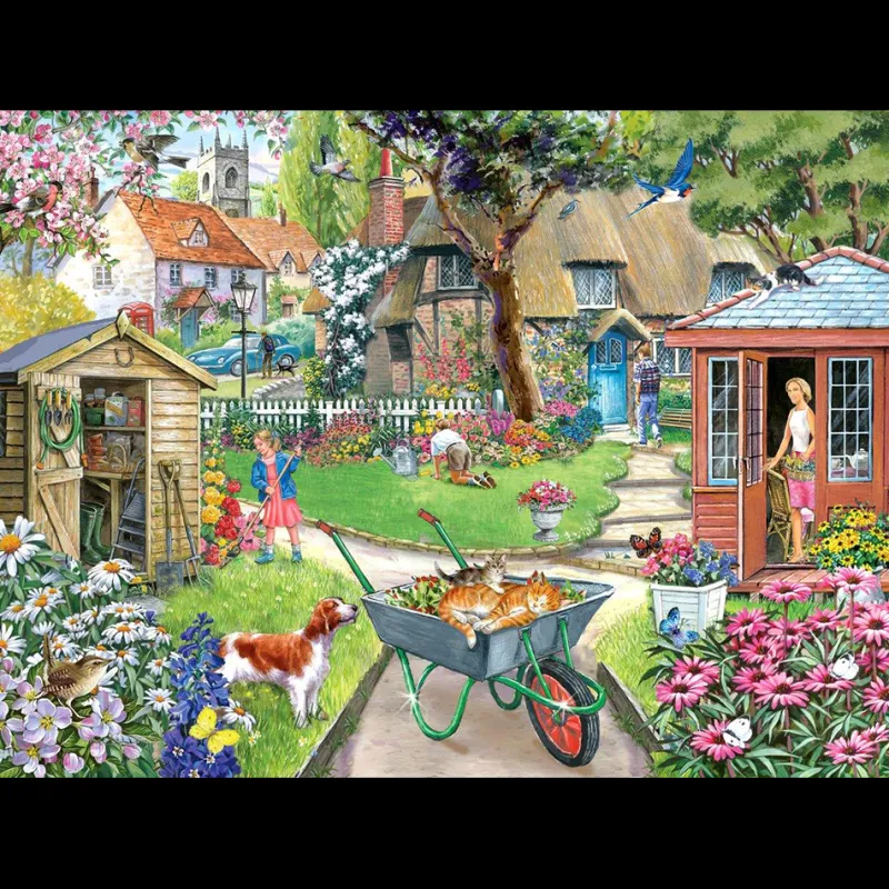 House of Puzzles HOP - Bloomin' Lovely - BIG 500 Piece Jigsaw Puzzle Hot