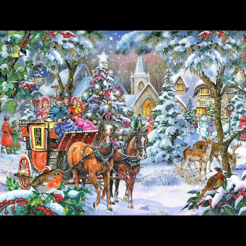 House of Puzzles HOP - Coach Party - 1000 Piece Jigsaw Puzzle Clearance