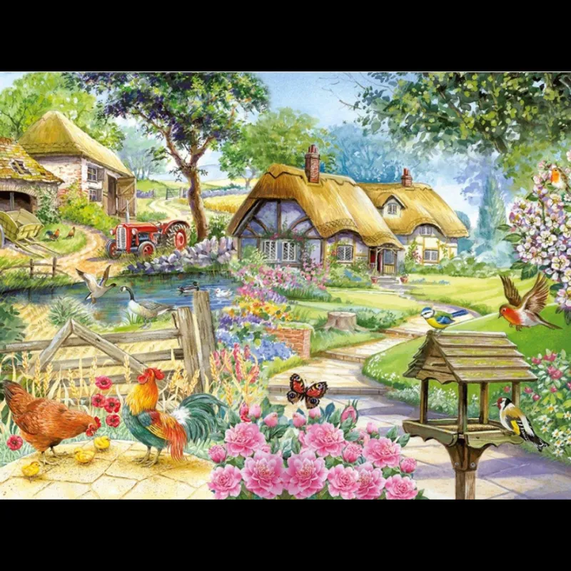 House of Puzzles HOP - Country Living - BIG 500 Piece Jigsaw Puzzle Hot