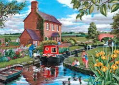 House of Puzzles HOP - Cruising The Canals - 4 x 500 Piece New