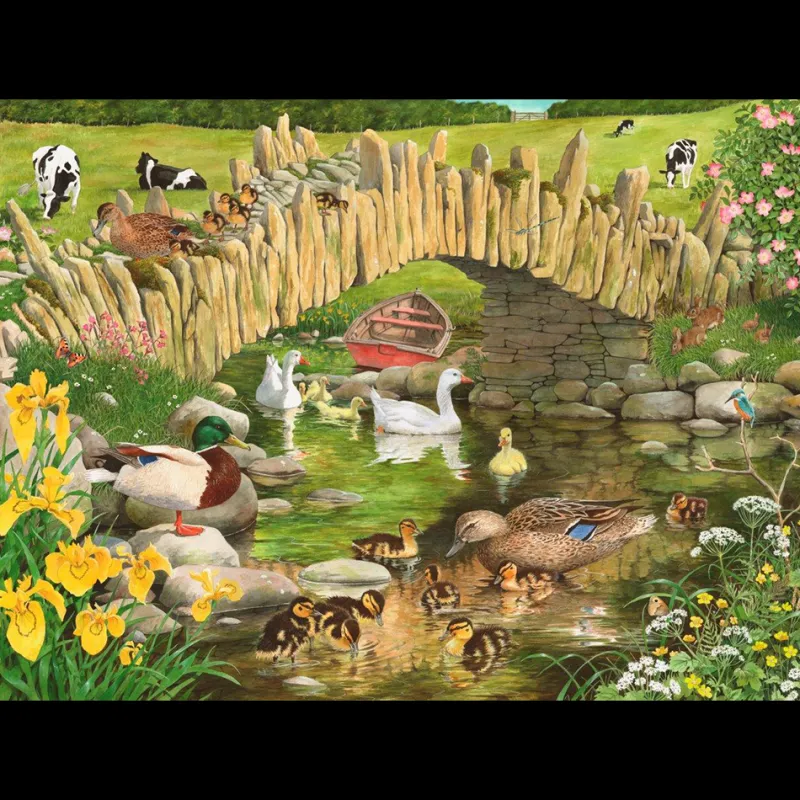 House of Puzzles HOP - Duck, Duck, Goose - BIG 250 Piece Jigsaw Puzzle Clearance