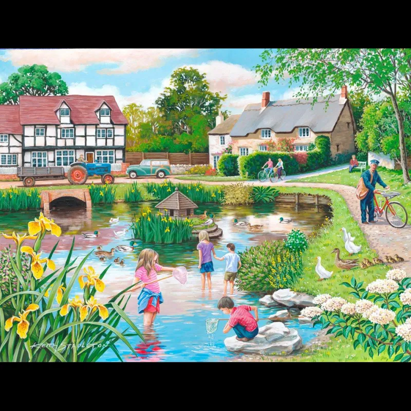 House of Puzzles HOP - Duck Pond - BIG 250 Piece Jigsaw Puzzle Best