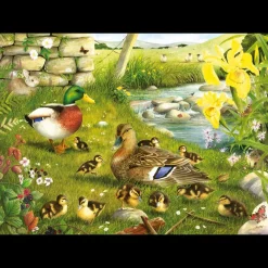 House of Puzzles HOP - Ducks To Water - BIG 500 Piece Jigsaw Puzzle Online