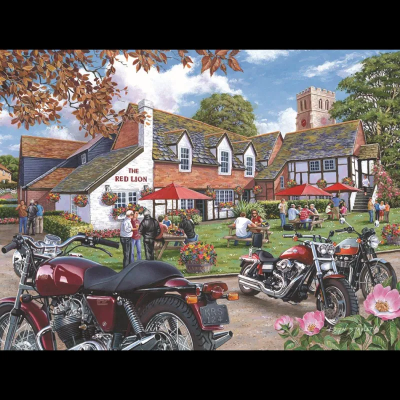 House of Puzzles HOP - Easy Riders - 1000 Piece Jigsaw Puzzle Clearance