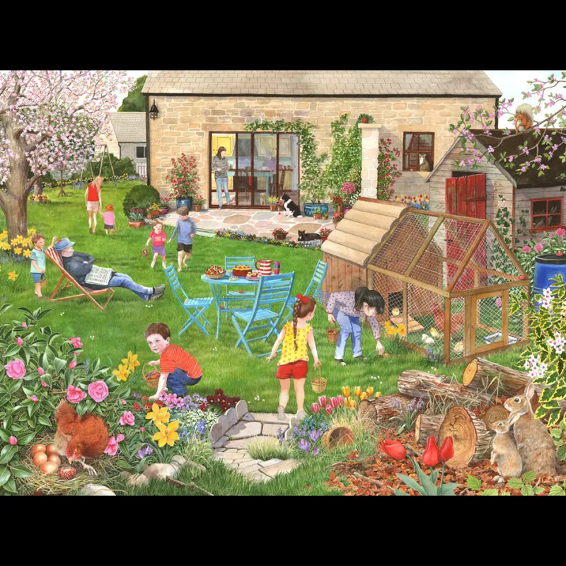House of Puzzles HOP - Egg Hunt - 500 Piece Jigsaw Puzzle Online