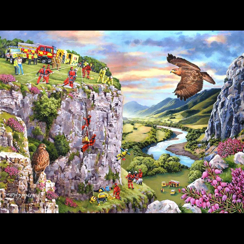 House of Puzzles HOP - Everyday Heroes - 1000 Piece Jigsaw Puzzle Clearance