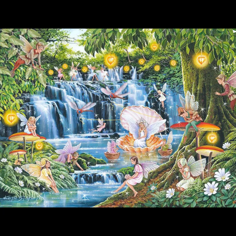 House of Puzzles HOP - Faerie Lights - BIG 500 Piece Jigsaw Puzzle Online