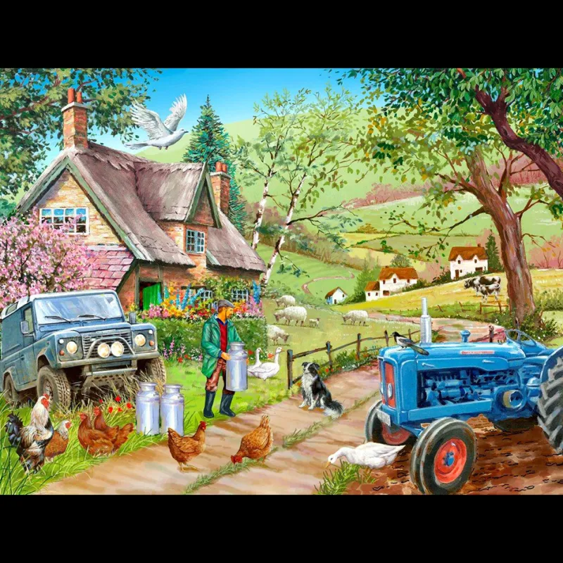 House of Puzzles HOP - Farm Fresh - 500 Piece Jigsaw Puzzle Sale