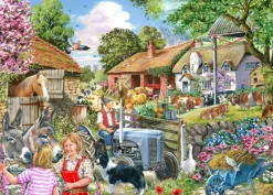 House of Puzzles HOP - Farmer's Friends - 4 x BIG 250 Piece New