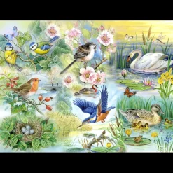 House of Puzzles HOP - Feathered Friends - BIG 250 Piece Jigsaw Puzzle Sale