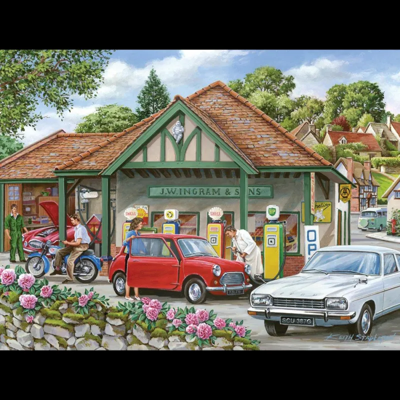 House of Puzzles HOP - Fill Her Up Please - BIG 250 Piece Jigsaw Puzzle Best
