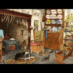 House of Puzzles HOP - Fisherman's Cottage - BIG 500 Piece Jigsaw Puzzle Best