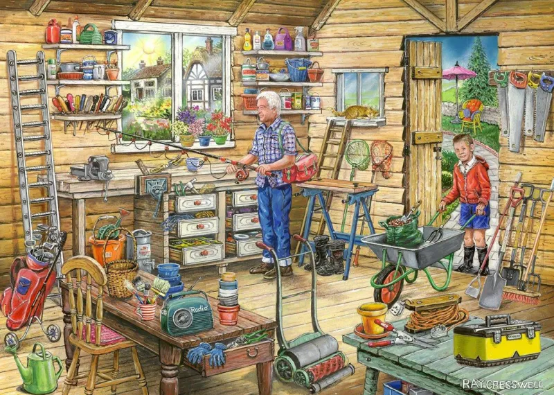 House of Puzzles HOP - Fred's Shed - 500 Piece New