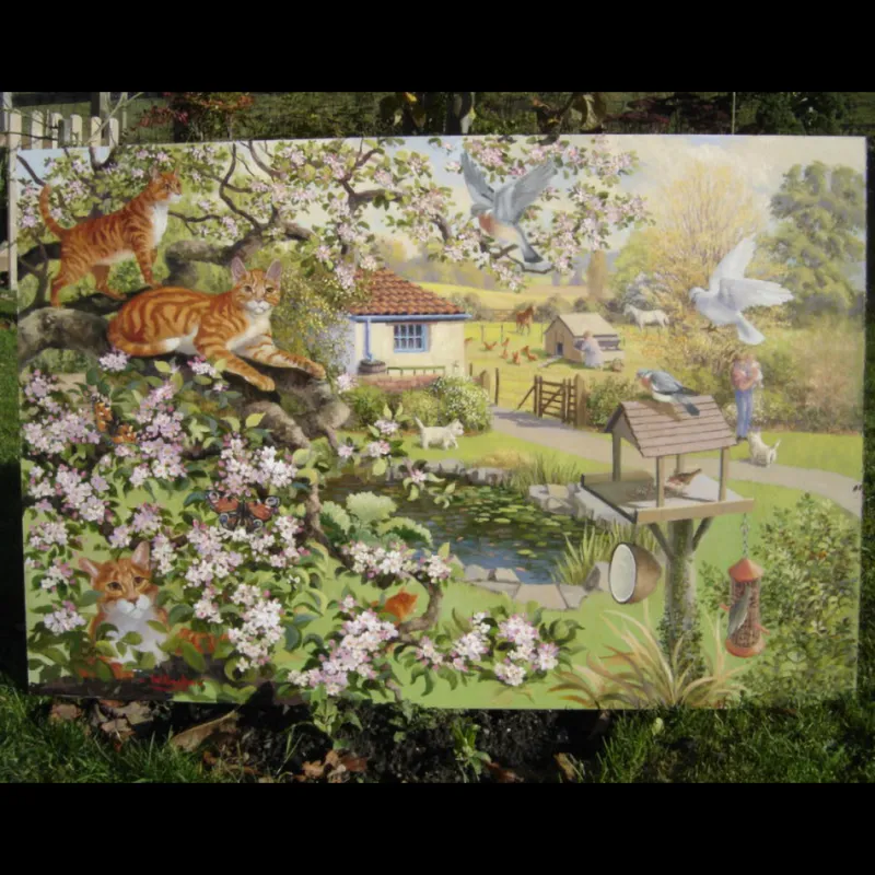 House of Puzzles HOP - Garden Watch - 1000 Piece Jigsaw Puzzle Hot