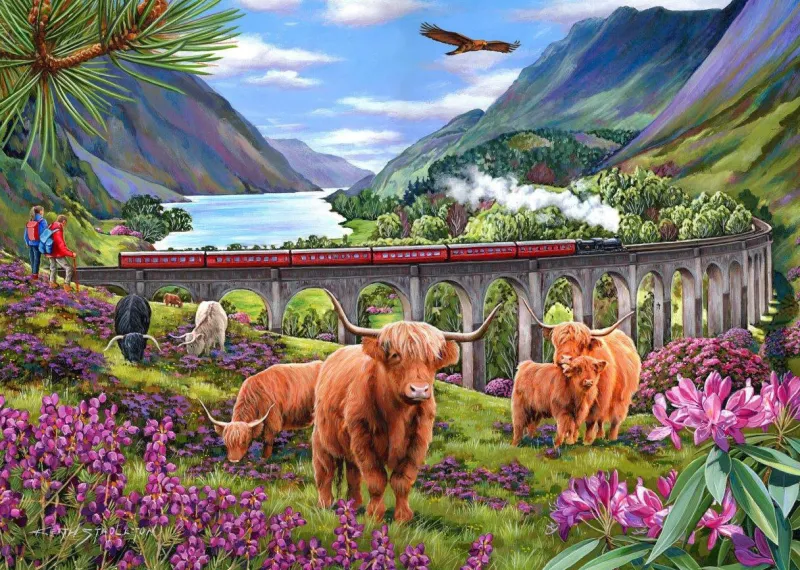 House of Puzzles HOP - Glenfinnan Ladies - 1000 Piece Hot