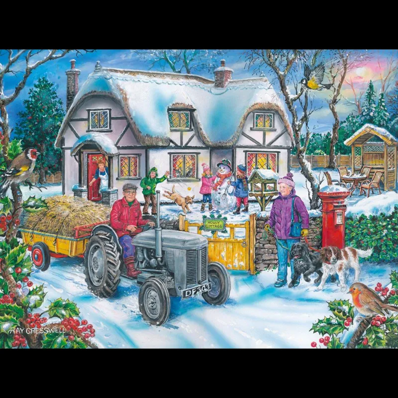 House of Puzzles HOP - Holly Cottage - 1000 Piece Jigsaw Puzzle Online