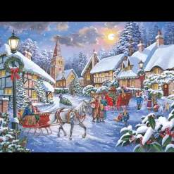 House of Puzzles HOP - Jingle Bells - 1000 Piece Jigsaw Puzzle Clearance